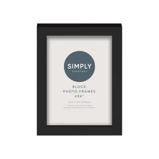 Simply Everyday 4 X 6" Block Frames 3pk - Black 3 Simply Everyday 4 X 6" Block Frames 3pk - Black - Image 3