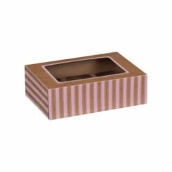 Betty Winters Cupcake Boxes 4pk -Home Furnishings Store 320783 4pk cupcake boxes holds 6 pink 2