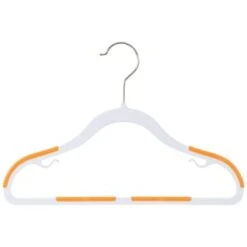 B&M Addis Children's Non-Slip Hangers 10pk - Multi Colour -Home Furnishings Store 333090 addis 10pk childrens non slip hangers boys 5