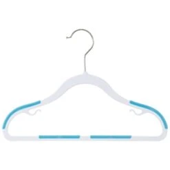 B&M Addis Children's Non-Slip Hangers 10pk - Multi Colour -Home Furnishings Store 333090 addis 10pk childrens non slip hangers boys 6