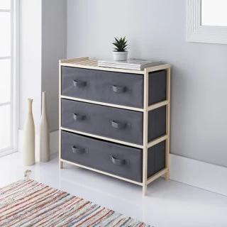 Spaceways 3 Drawer Canvas Unit 1 Spaceways 3 Drawer Canvas Unit