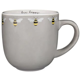 B&M Bee Happy Printed Mugs - 4pk 5 B&M Bee Happy Printed Mugs - 4pk - Image 5