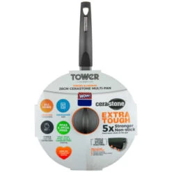 Tower Cerastone Multi-Pan 28cm 7 Tower Cerastone Multi-Pan 28cm -Home Furnishings Store 383608 28cm cerastone multi pan