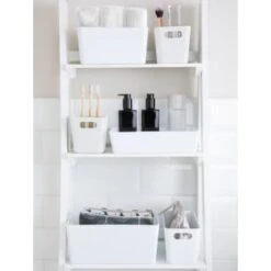Soho Storage Tub 10 X 30 X 10cm - White 6 Soho Storage Tub 10 X 30 X 10cm - White -Home Furnishings Store 384323 384402 384407 384416 soho box white group1
