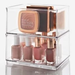 Clear Nestable Storage Tub - Medium -Home Furnishings Store 384979 clear nestable box medium