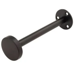 B&M Black Stud End Curtain Hold Backs 2pk