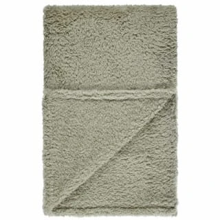 B&M Simply Two Tone Teddy Throw - Sage 3 B&M Simply Two Tone Teddy Throw - Sage - Image 3