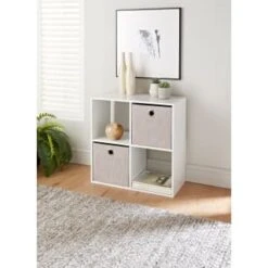 Lokken Cord Storage Cubes 2pk - Light Grey -Home Furnishings Store 395811 2pk cord lokken storage cubes light grey