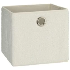 New Products 9 Lokken Teddy Storage Cubes 2pk - Cream