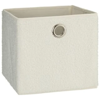 Lokken Teddy Storage Cubes 2pk - Cream 1 Lokken Teddy Storage Cubes 2pk - Cream